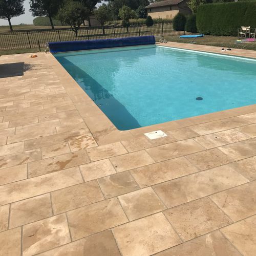 Marmor-Pflasterstein - CÈDRE GOLD - CREA STONE - für Außenbereich / für den Innenraum / für Pool