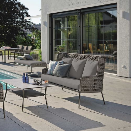 Modernes Sofa - GRETA - STERN MOEBEL - für Außenbereich / Acrylgewebe / Kordel