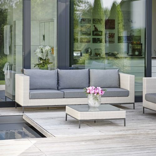 Modernes Sofa - FONTANA - STERN MOEBEL - für Außenbereich / Stoff / mit Armlehnen