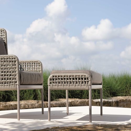 Moderner Hocker - GRETA - STERN MOEBEL - Polypropylen / Gestell aus Aluminium / Polster