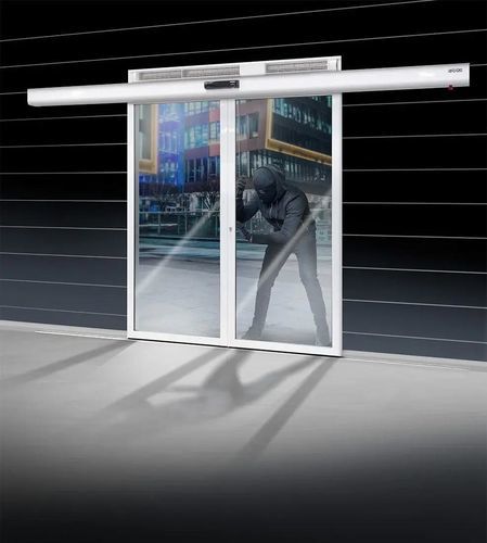 Eingangstür - TK35 RC 3 - FAAC - Aluminium / Stahl / Schiebe