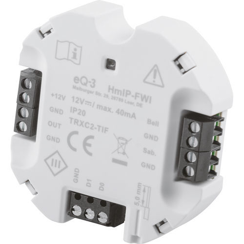 Lampen-Steuerungsmodul - HmIP-FWI - Homematic IP by eQ-3 - für Hausautomationssystem / für Tür / Einbau