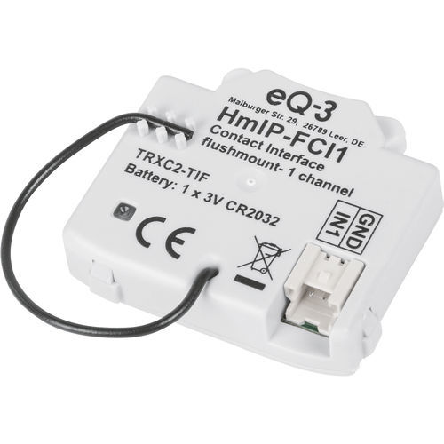 Schnittstellenmodul für Hausautomationssystem - HmIP-FCI1 - Homematic IP by eQ-3 - für Drucktaster / Datenfunk