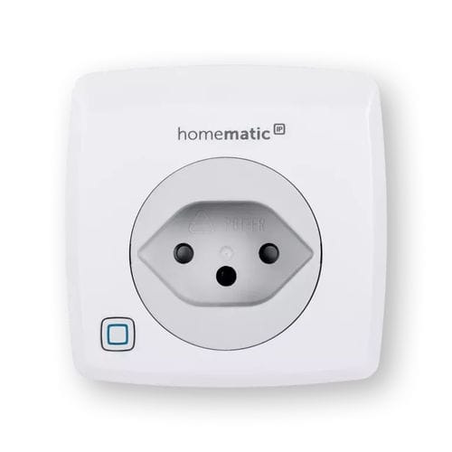 Wandmontierte Steckdose - HmIP-PSM-CH-2 - Homematic IP by eQ-3 - Aufputz / modern / Objekteinrichtung