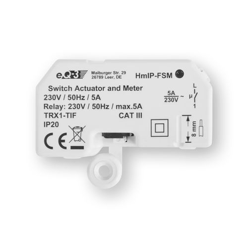 Schaltaktor für Hausautomationssystem - HmIP-FSM - Homematic IP by eQ-3 - Flacheinbau / für Privatgebrauch / für den Innenraum