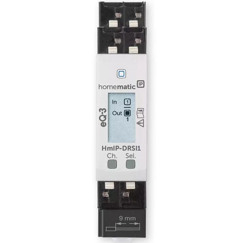 Schaltaktor für Hausautomationssystem - HmIP-DRSI1 - Homematic IP by eQ-3 - DIN-Schiene / für Privatgebrauch / für den Innenraum
