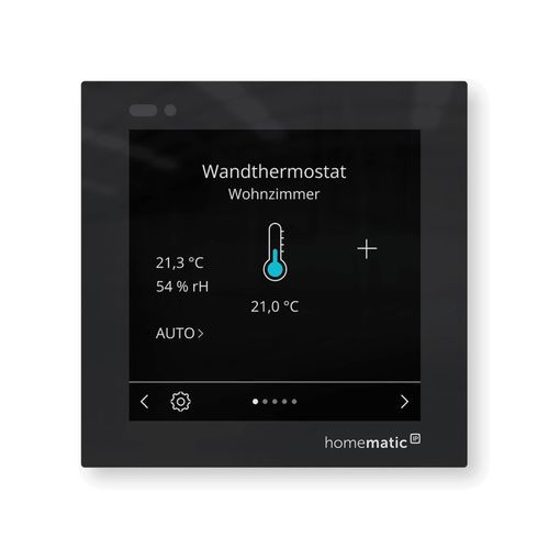 Touchscreen für Gebäudeautomation - PLUS - Homematic IP by eQ-3 - für Energiemanagement / Überwachung / für Hausautomationssystem