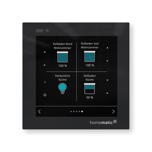 Touchscreen für multifunktionales Hausautomationssystem - HMIP-WGD - Homematic IP by eQ-3 - für Hausautomationssystem / für Gebäudeautomation / Überwachung