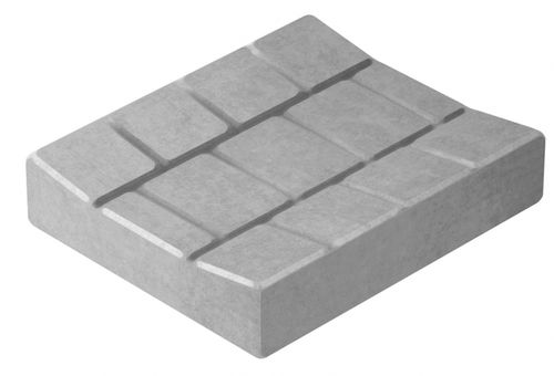Abflussrinne mit doppeltem Gefälle - CAP840I - GLS Prefabricados - gepflastert / Beton / für öffentliche Bereiche