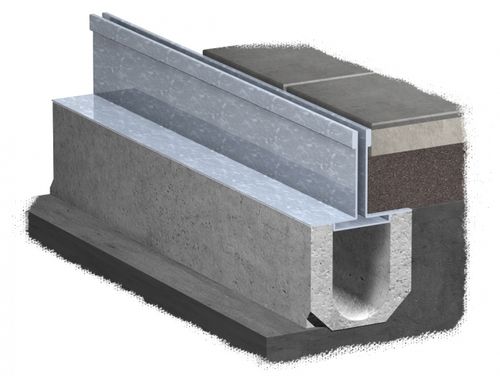 Abflussrinne / zentrale Schlitz - CA15H22SA - GLS Prefabricados - Beton / Metallgitter / für öffentliche Bereiche