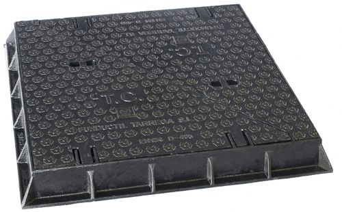 Gusseisen-Schachtdeckel - TAFO7070-2C - GLS Prefabricados - quadratisch