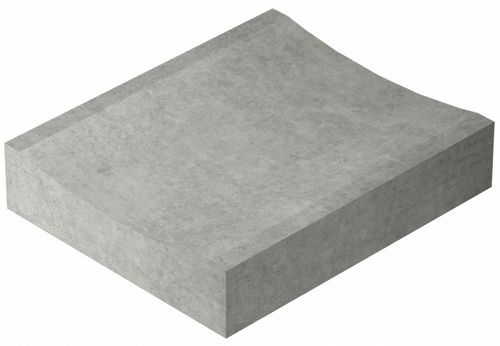 Abflussrinne mit doppeltem Gefälle - CAP840L - GLS Prefabricados - gepflastert / Beton / für öffentliche Bereiche