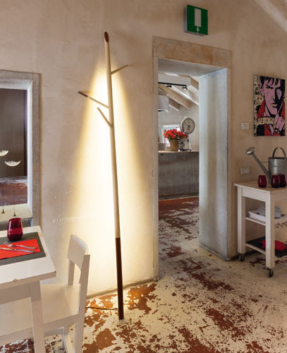 Stehleuchte - WILDLIGHT : TR - Façon de Venise - Holz / modern / mit Kabel