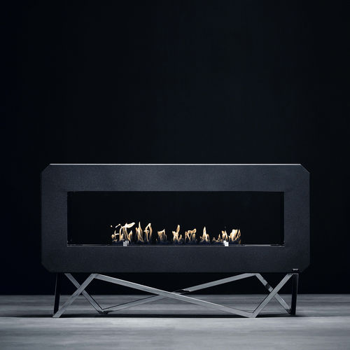 Bioethanol-Kamin - URBAN - Glammfire - freistehend / zweiseitig / offene Feuerstelle