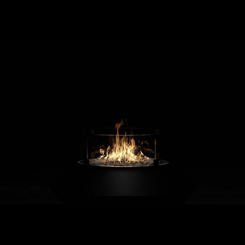 Gas brenner - GAS COMBUSTION ZONE - ROUND - Glammfire
