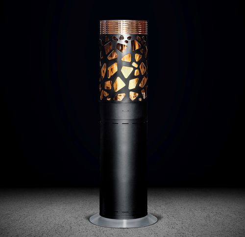 Bodenstehende Patioheizung - TILE SELENE - Glammfire - Gas / für professionellen Einsatz / tragbar