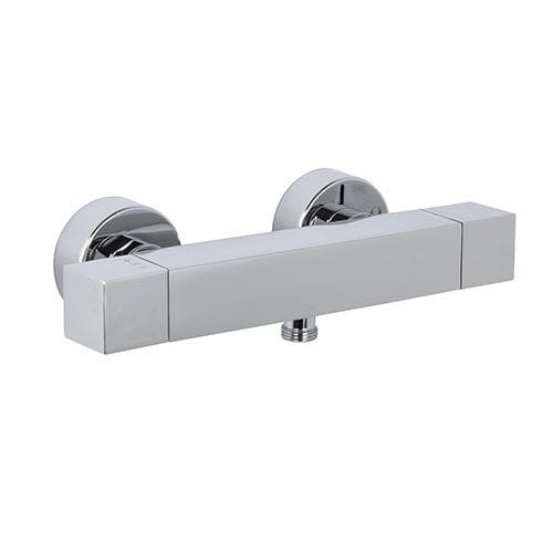 Zweigriffmischer für Dusche - F4245/1 - Fima Carlo Frattini - wandmontiert / thermostatisch / aus verchromtem Metall