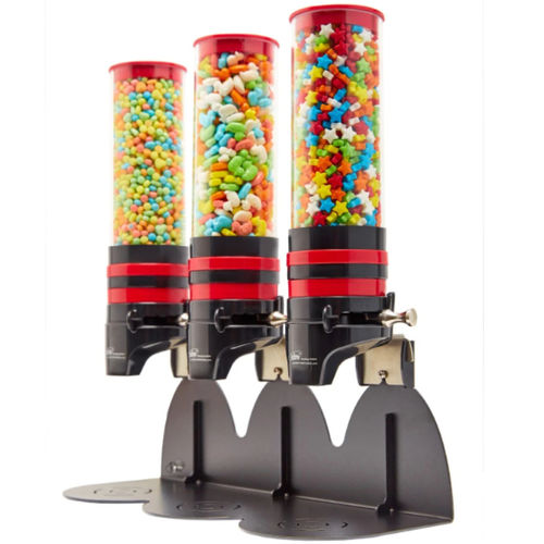 Spender für Eiscremedekoration / Tisch - DCT3-1L (RED) - IDM Ltd. - freistehend / für Konditoreien / für Bar