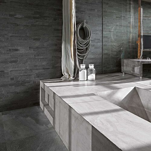 Fliesen für den Innenraum - NATURAL STONE : COAL - Cerim - Wand / bodenstehend / Feinsteinzeug