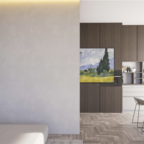 Moderne TV-Wandhalterung - ARCHIMEDE LATERALE - Digisonic Srl - maßgefertigt / Made in Italy / Metall