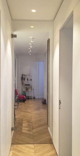 Tür für Innenbereich - Trescalini - Glas / einflügelig / Glas