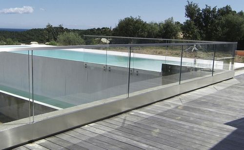 Glasgeländer - RAILY - Trescalini - Glasplatten / für Außenbereich / für Balkon