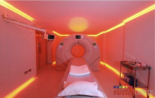 Segeltuch-Spanndecke - NON PVC TEXTILE - Stretch Ceilings - Akustik / bedruckt / beleuchtet