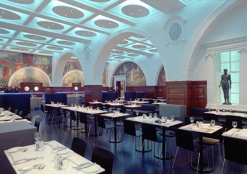 Segeltuch-Spanndecke - BARS & RESTAURANTS - Stretch Ceilings - Akustik / perforiert / beleuchtet