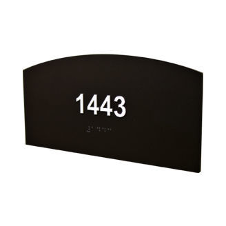 Schild zur Orientierung - Rainier - Vista System - wandmontiert / Aluminium / in Brailleschrift