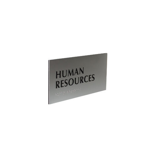 Schild zur Orientierung - Shasta - Vista System - wandmontiert / Aluminium / in Brailleschrift