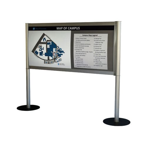 Infotafel für öffentliche Bereiche - Vista Expand - Vista System - mit variabler Anzeige