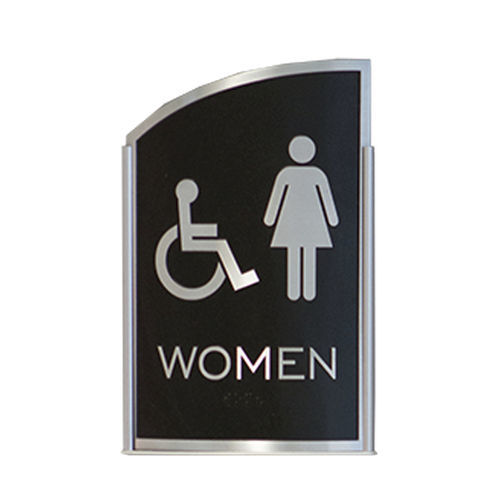 Schild für sanitäre Anlagen - FS5 - Vista System - Touristen / zur Orientierung / für Tür
