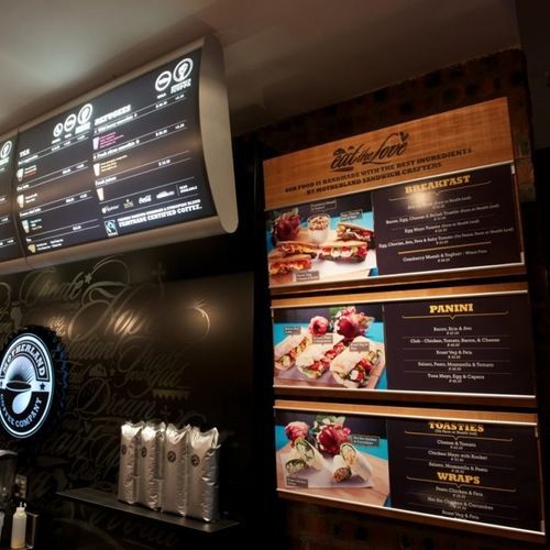 Werbeträger für Restaurants - D26 - Vista System - Einbau / Tisch / freistehend