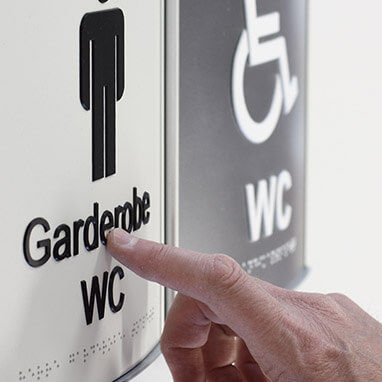 Werbeträger in Brailleschrift - ADA - Vista System - Tisch / freistehend / festinstalliert