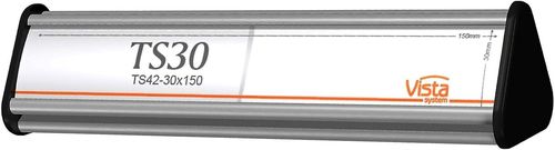 Tischschild - TS30  - Vista System - Tisch / Metall / für den Innenraum