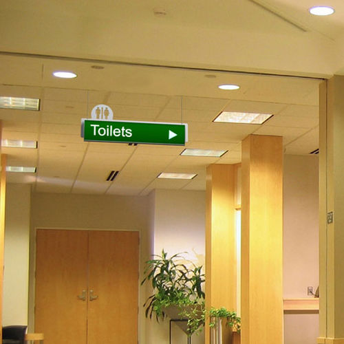 Hängeschild - MCFT - Vista System - Plexiglas® / in Brailleschrift / zur Orientierung