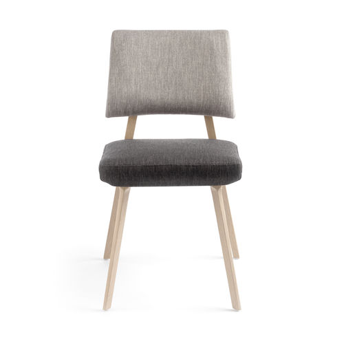 Moderner Restaurantstuhl - LINDSAY BI H47 -A - Mobitec Systems S.A. - für den Innenraum / Stoff / Leder