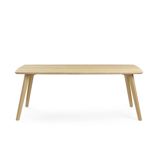 Moderner Tisch - MOOD#T1 H76 PB - Mobitec Systems S.A. - Massivholz / Gestell aus Massivholz / rechteckig