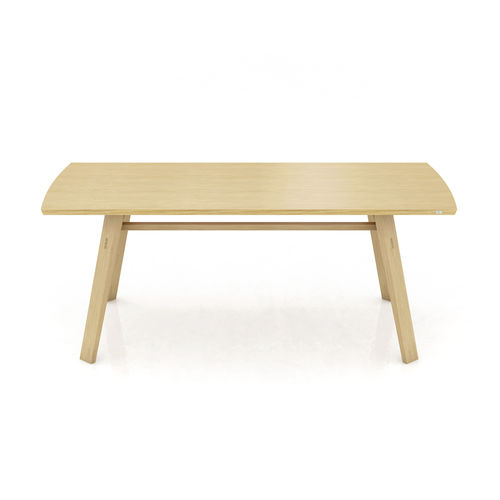 Moderner Esstisch - MOOD#T8 H77 PB - Mobitec Systems S.A. - NTM Fenix® / Massivholz / rechteckig