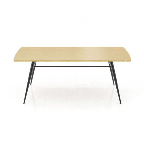 Moderner Esstisch - MOOD#T8 H77 PM - Mobitec Systems S.A. - Metall / NTM Fenix® / Massivholz