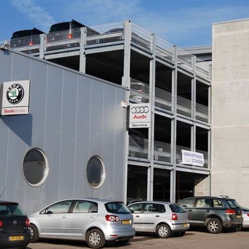 Fertigbau-Gebäude - MULTI-STOREY CAR - ASTRON - Modul / aus verzinktem Stahl / Stahlrahmen