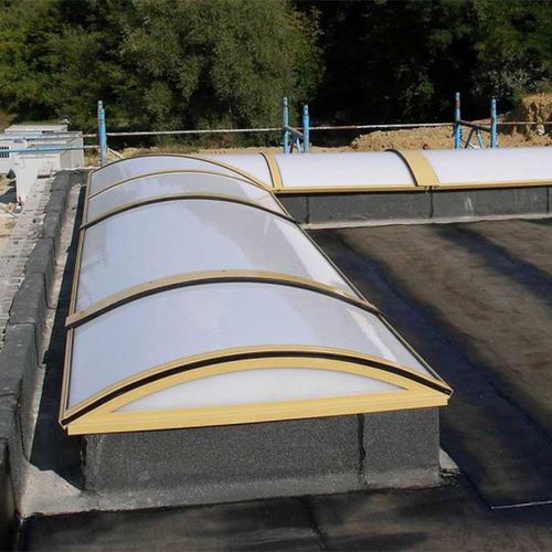 Oberlicht für Dach - S SERIES - CAODURO - elektrisch / mit Aufsatzkranz / Aluminium