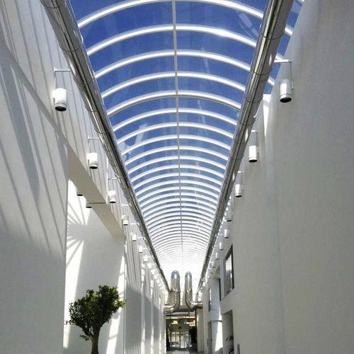 Oberlicht für Dach - RIBBED TUNNELS - CAODURO - mit Aufsatzkranz / Polycarbonat