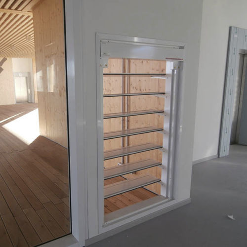 Lamellen-Fensterladen - AIR FLOW™ - CAODURO - Aluminium / Polycarbonat / lackiert