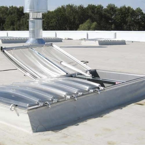 Rauch- und Wärme-Abzugsanlage / Metall - SMOKE OUT® - CAODURO - Polycarbonat / Rauch- und Wärmeabzugsanlage / für Dach