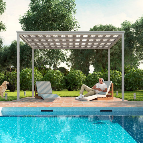 Aluminium-Pavillon - COSPISUN - COSPICON  SA - Polycarbonat / Metall / für Gewerbegebrauch