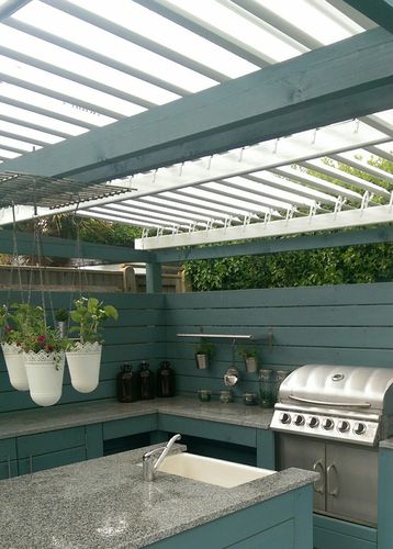 Selbsttragende Pergola - COSPILOUVRE  - COSPICON  SA - Aluminium / mit orientierbaren Lamellen / bioklimatisch