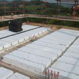 Verlorene Deckenschalung / Stahlbeton - ECOSOLAIO® TOP - ECOSISM ADVANCED BUILDING TECHNOLOGY - bewehrt / thermischen Trennungen