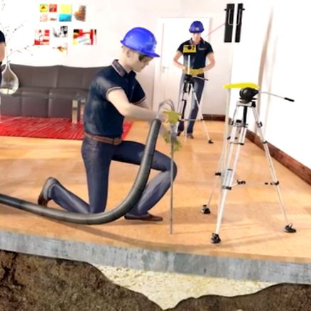 Expansionsharz-Injektionssystem - SOIL STABILIZATION - GEOSEC - zum Anheben von Fliesen