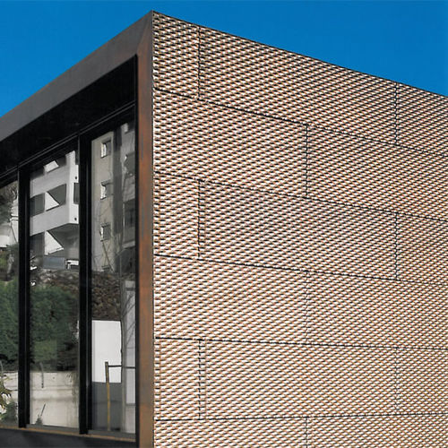 Kupferblech - TECU® BRONZE - MAZZONETTO - Patina / für Fassadenverkleidung